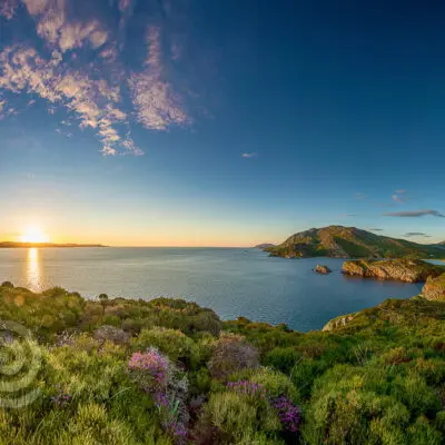 Sunset over Fanad Head from Fort Dunree