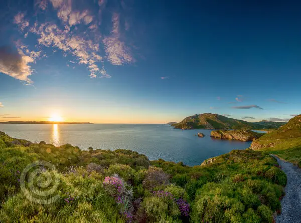 Sunset over Fanad Head from Fort Dunree