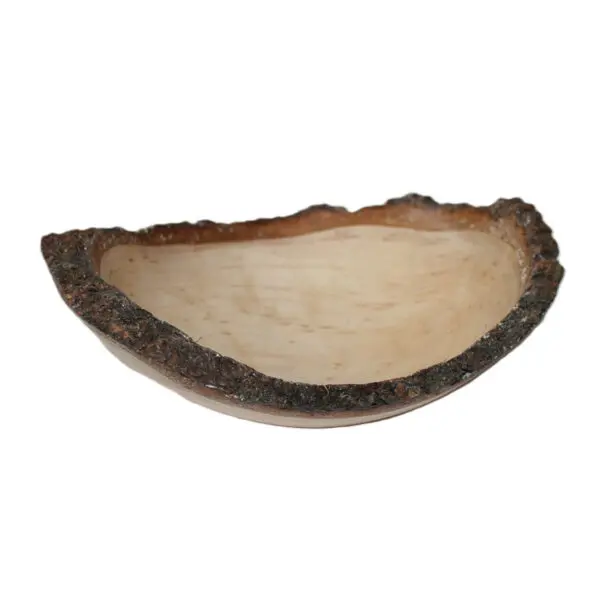 Birch live-edge bowl