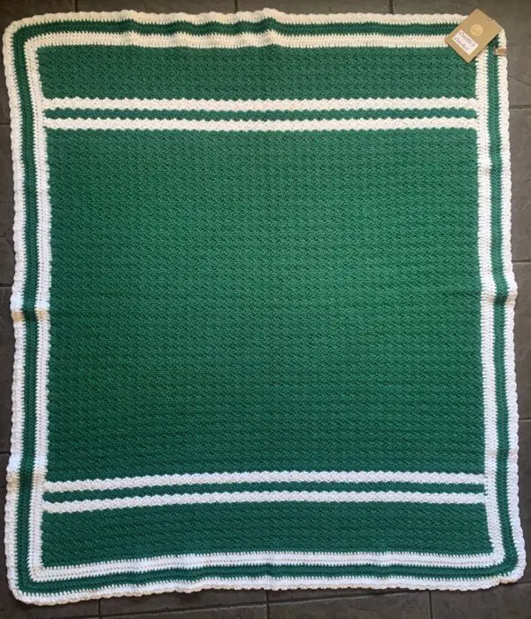 Dark Green Blanket / Throw (Large)